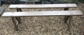 fench antique pair of benches